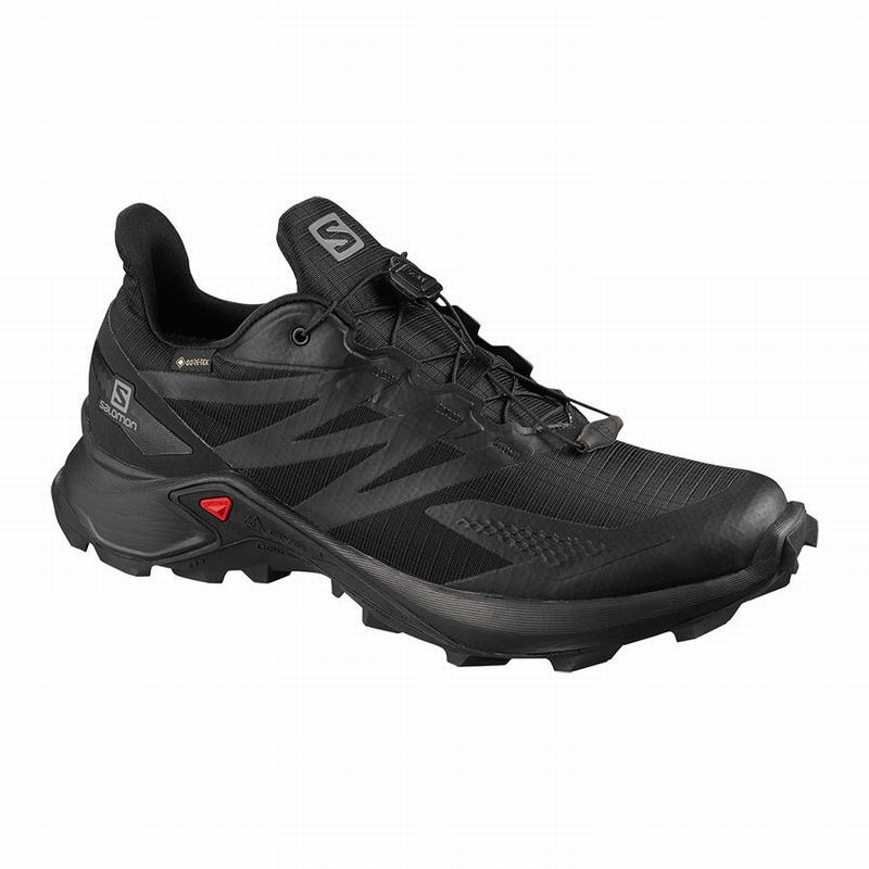 SALOMON SUPERCROSS BLAST GTX Philippines - Men's Trail Running Shoes - Black | 769450-AYI